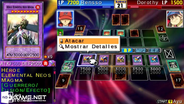 screenshot Yu-Gi-Oh! GX Tag Force 3 PC Full Español (2)